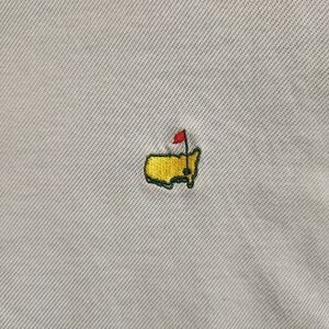 Masters Bobby Jones Collection Light Blue Cotton Golf Shirt, Sz L